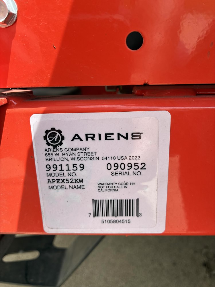 2022 Ariens Company APEX52